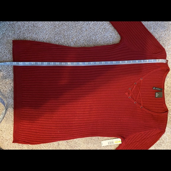 New Directions Red Sweater - Picture 4 of 5